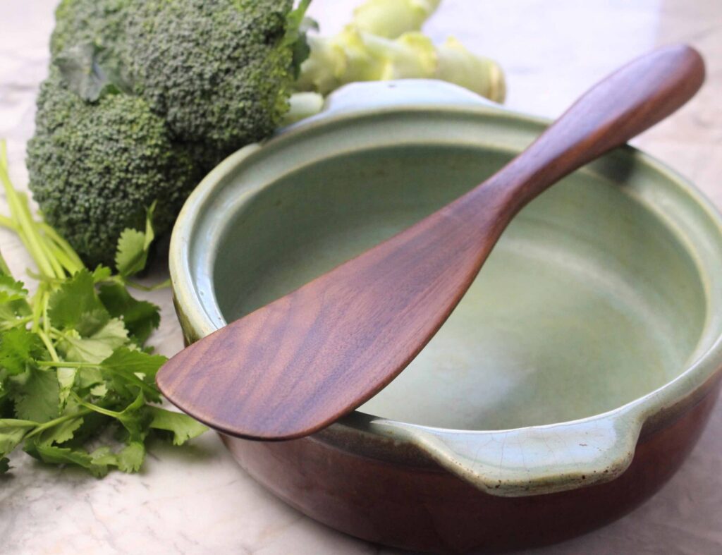 Handmade wooden spurtle for all kinds of jobs in the kitchen