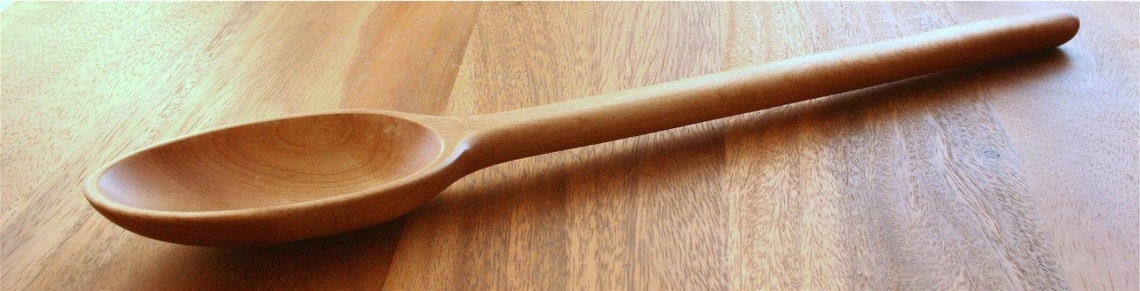 Heavy duty handmade wooden spoon for mixing - Image 8