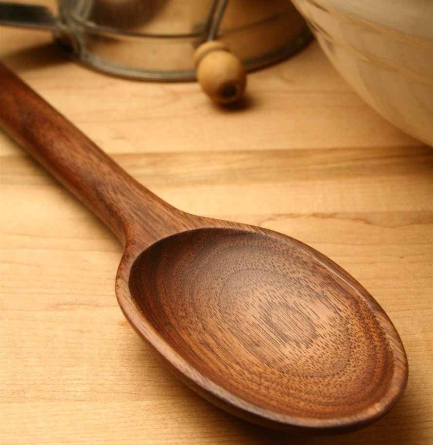 Heavy duty handmade wooden spoon for mixing - Image 10