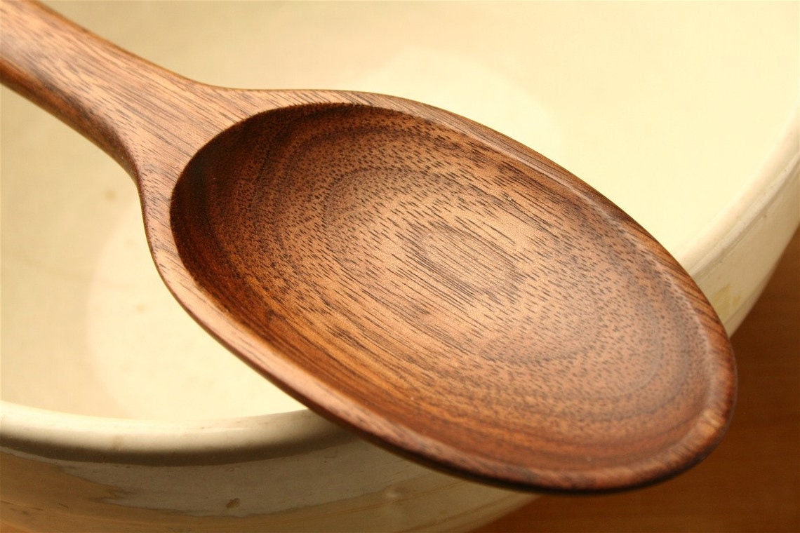 Heavy duty handmade wooden spoon for mixing - Image 7