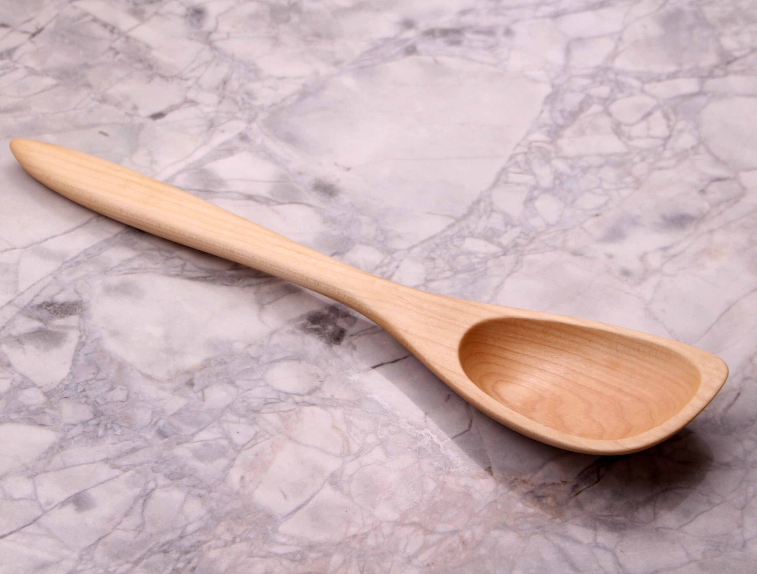 Hybrid wooden roux spoon spatula spoon handmade from Walnut , Cherry, or Maple wood - Image 9