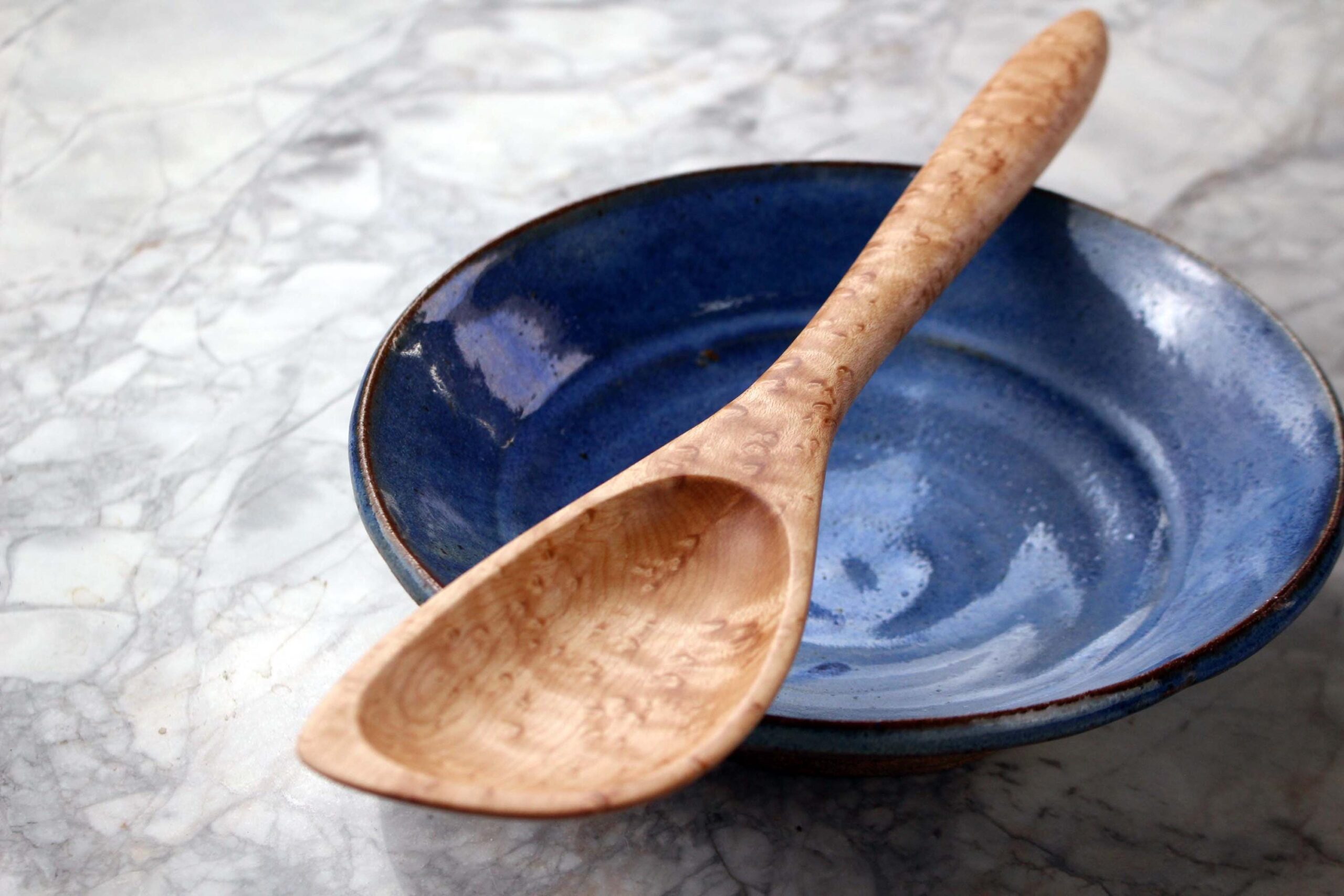 Hybrid wooden roux spoon spatula spoon handmade from Walnut , Cherry, or Maple wood - Image 10